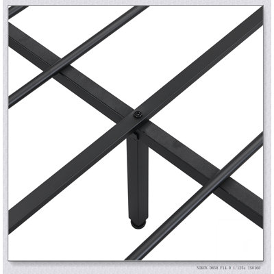 Beige;Black Full / Double Bed