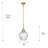 Bertsch 1 - Light Shaded Pendant-76143055