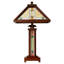 Lampe de table h 25,6" avec abat-jour empire Metcalf