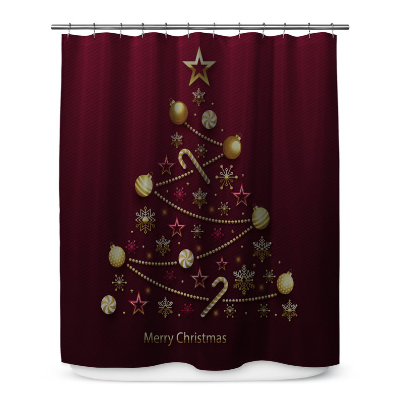 Benedicta Shower Curtain, 90" H x 70" W