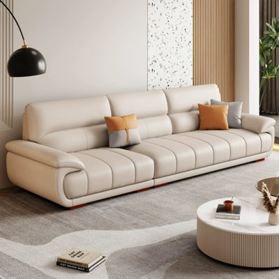 Italian Minimalist Three-seater Sofa