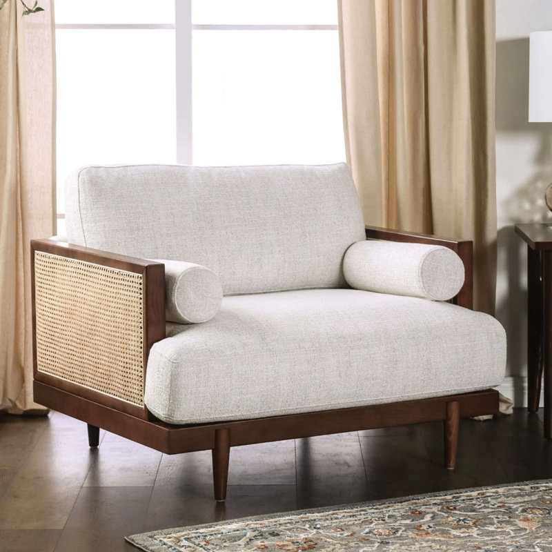 Chaise Mid-Century moderne, Noyer