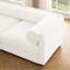 Élégant canapé 2 places en chenille avec siège de rangement, dossier cylindrique et accoudoirs, causeuse moderne en tissu avec espace de rangement caché-1445215464-1445215468-1445215470