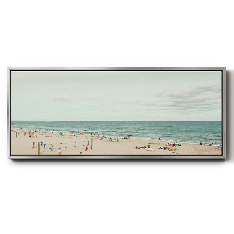 Jour à la plage - toile encadrée, H 24 po x l 60 po