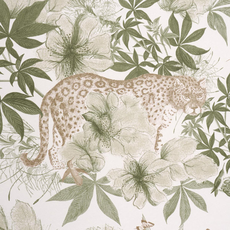 Papier peint Schumacher X Katie Lydon Nocturnum, Blanc