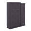 Lit escamotable simple avec garde-robe et tiroirs-1169223314