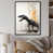 Black Floater Framed