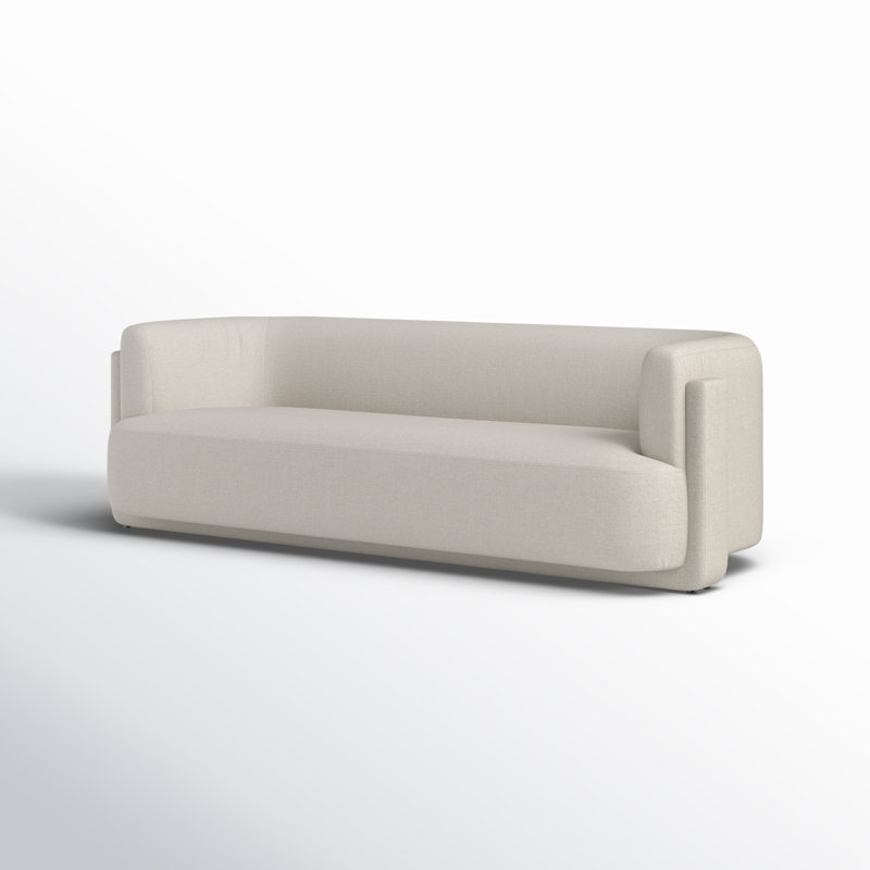 Hartley 95" Sofa, Dove Crescent Rayon/Viscose