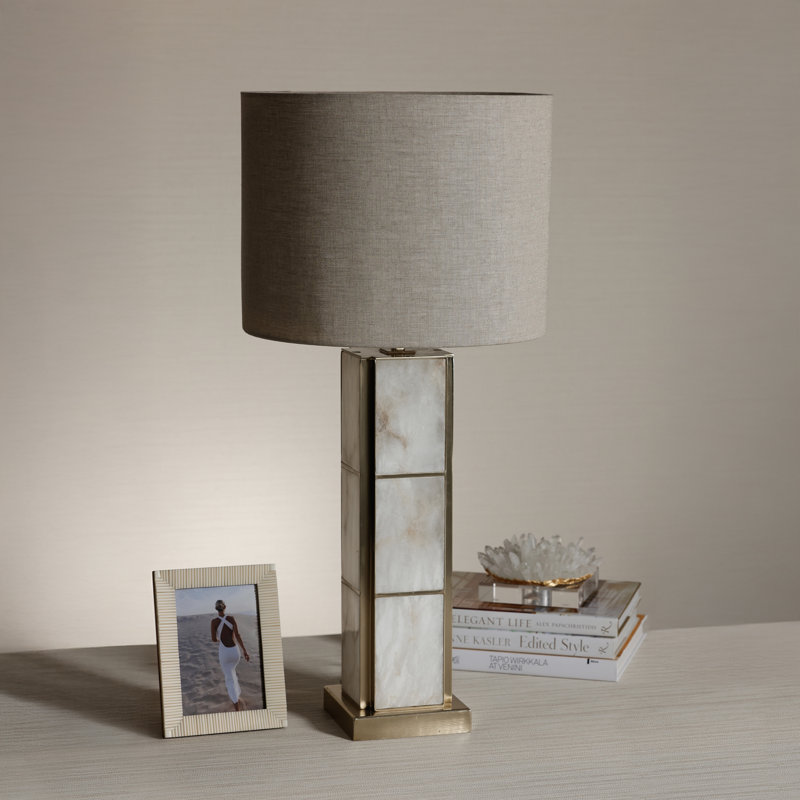 Lampe de table avec abat-jour Golden Shore