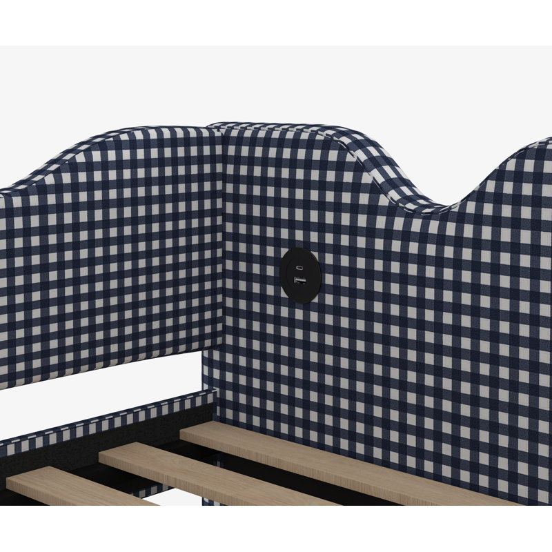 Canapé-lit gigogne de 205 cm (80,71 po), canapé-lit multifonction avec ports USB, canapé-lit pour enfant pour salon ou chambre d'amis