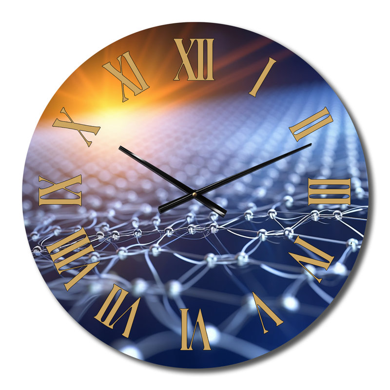 Horloge murale abstraite, Moyenne