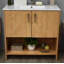 Ensemble de meuble-lavabo simple 30 po Nhyira Anjeli Cabo-374284521
