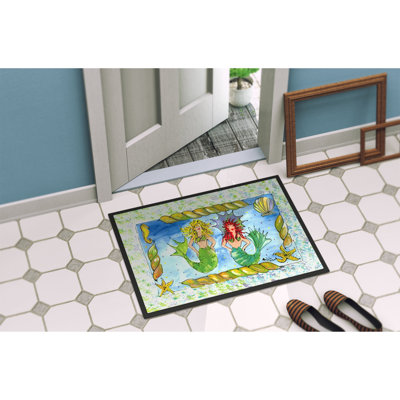 Tapis de porte d’intérieur anti-dérapant sirène