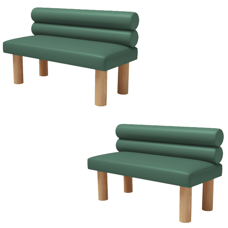 Banc de rangement Modern and Simple Cafe (ensemble de 2), Vert