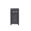 Zoko Chairside End Table, Drawer And USB Ports, Ash Grey Wood, 26 Inch