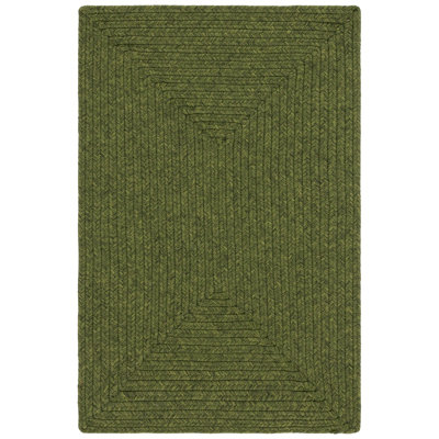 Lakehurst Solid Green Indoor/Outdoor Rug