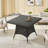 Square Outdoor Dining Table with Legs