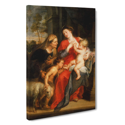 The Virgin And Child by Peter Paul Rubens - Wrapped Canvas