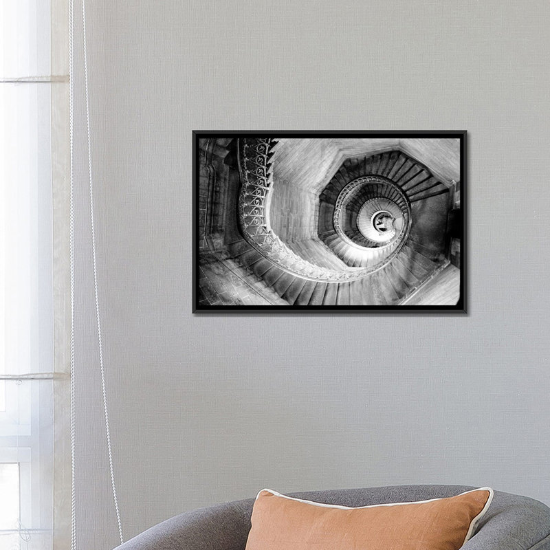 Traboules Staircase, Lyon, Auvergne-Rhone-Alpes, France by Walter Bibikow - Gallery-Wrapped Canvas Giclée, No Matte