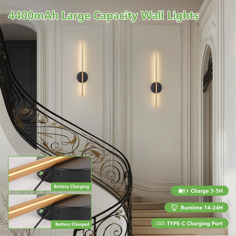 LED Candle Wall Light