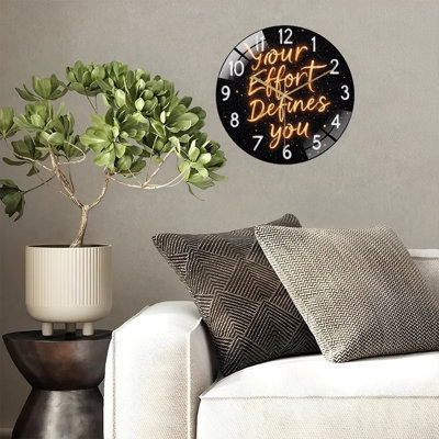 Horloge murale Motivational