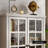 White Solid + Manufactured Wood + Tempered Glass Display Cases