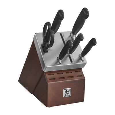 Four Star 7-Piece Self-Sharpening Knife Block Set