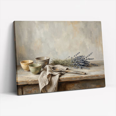 Art mural sur toile Gallery Wrap pour le salon, la chambre à coucher, le bureau ou le vestibule - Décoration murale décorative avec nature morte
