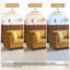 2 - Piece Upholstered Corduroy Modular Sectional with Pillow Back and Solid Wood Legs-1066189030
