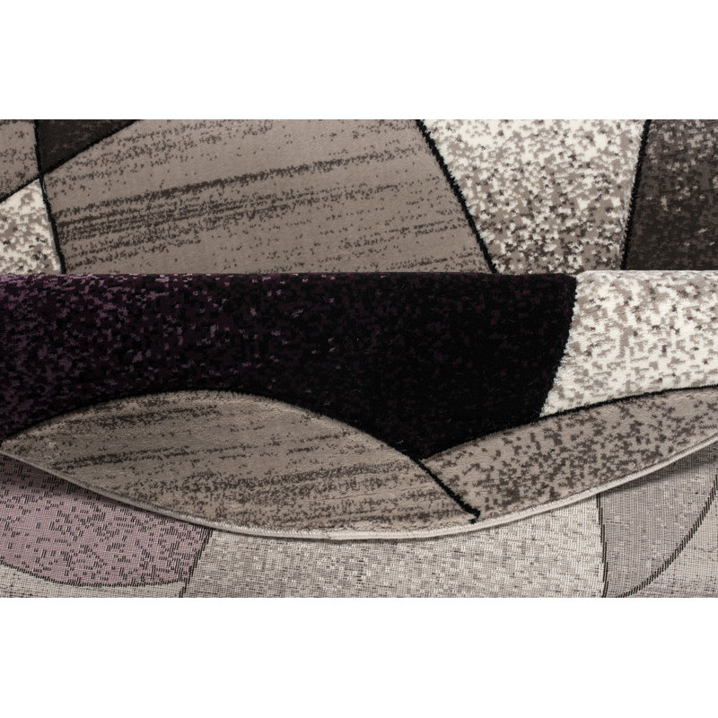 Nekizia Abstract Indoor Rug, Round 7'11"