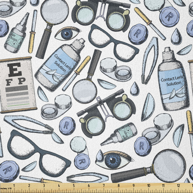 Corey-Ray Scattered Optometry on a Plain Multi-Purpose Fabric