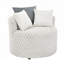 Fauteuil d'appoint rembourré avec roulettes-740088607