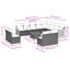 Ensemble de canapé de patio 13 pièces avec coussins en rotin de polyester-30175965-30175967