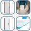 Porte de douche l 24 po x H 72 po avec-100226457
