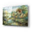 Art mural en verre épique «Stonehedge Bridge» par Nicky Boehme, 24 po x 16 po-1275467625