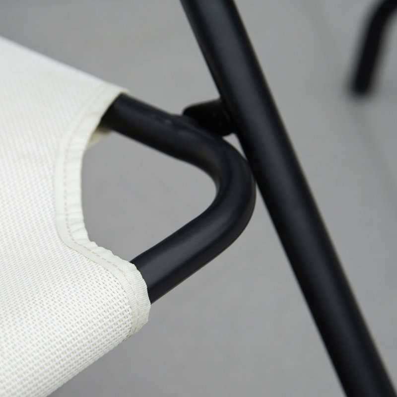 Chaise berçante de jardin