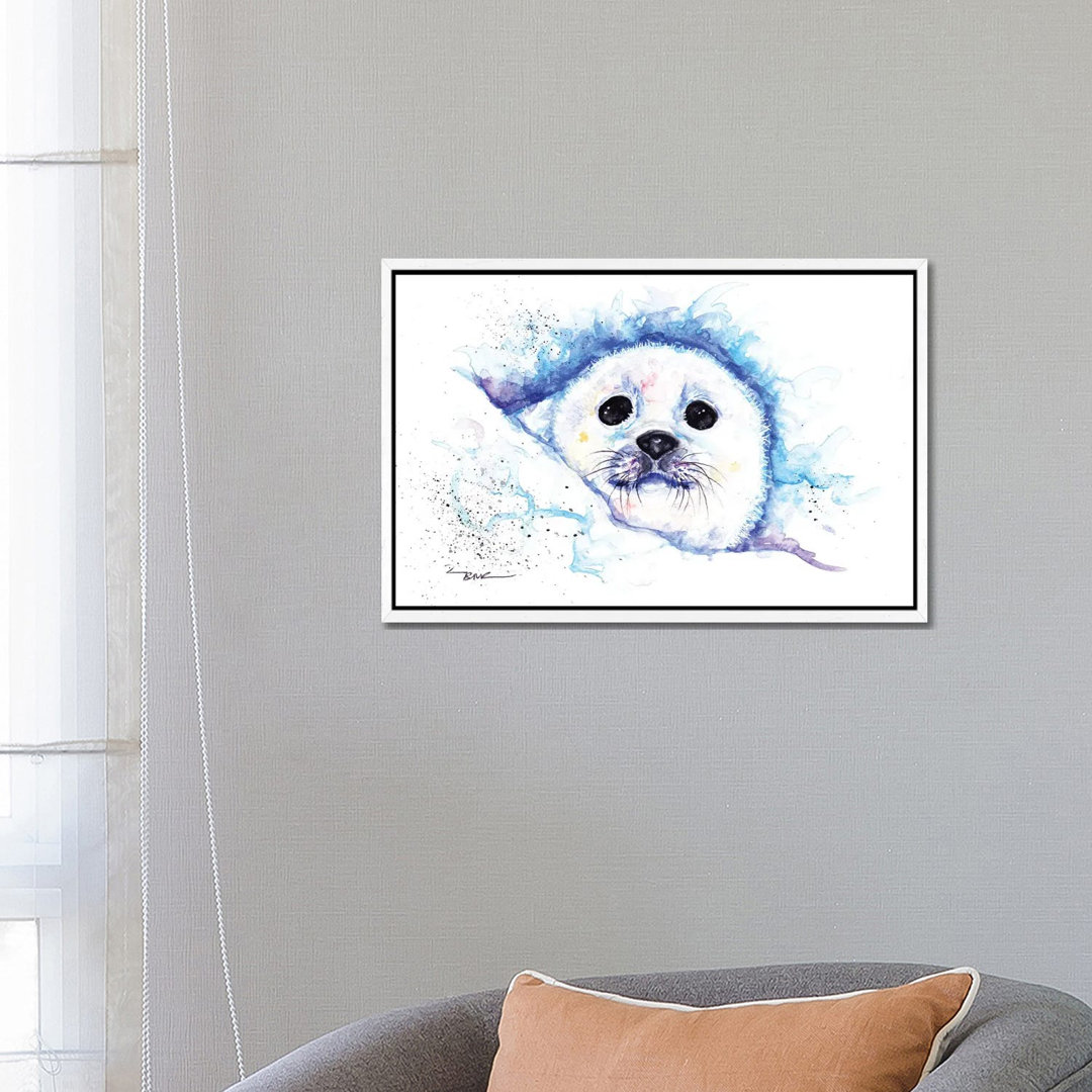 Pup - Floater Frame Gallery-Wrapped Canvas Giclée on Canvas