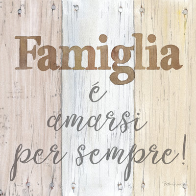 " Farmhouse V Italian " by Beth Grove
