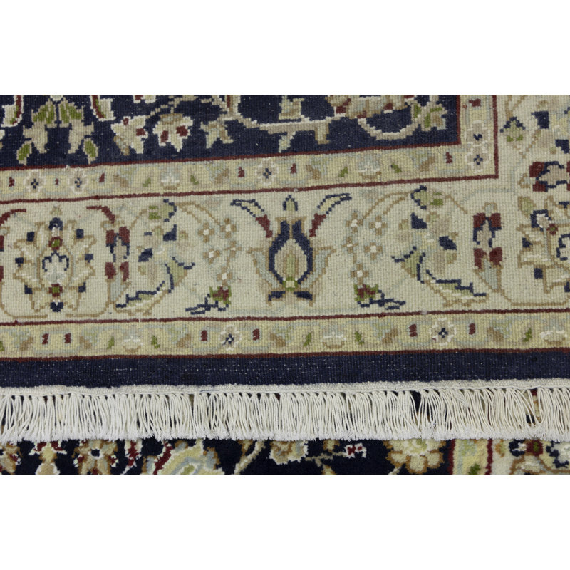 Tapis bleu Indo Nain Marna, Rectangle 3 pi x 5 pi
