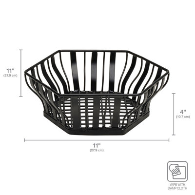 Gourmet Basics by Mikasa Hex Center Basket