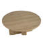 Ensemble de tables de style contemporain 3 pièces Table basse ronde 1X Table de bout ronde 2X-729489898