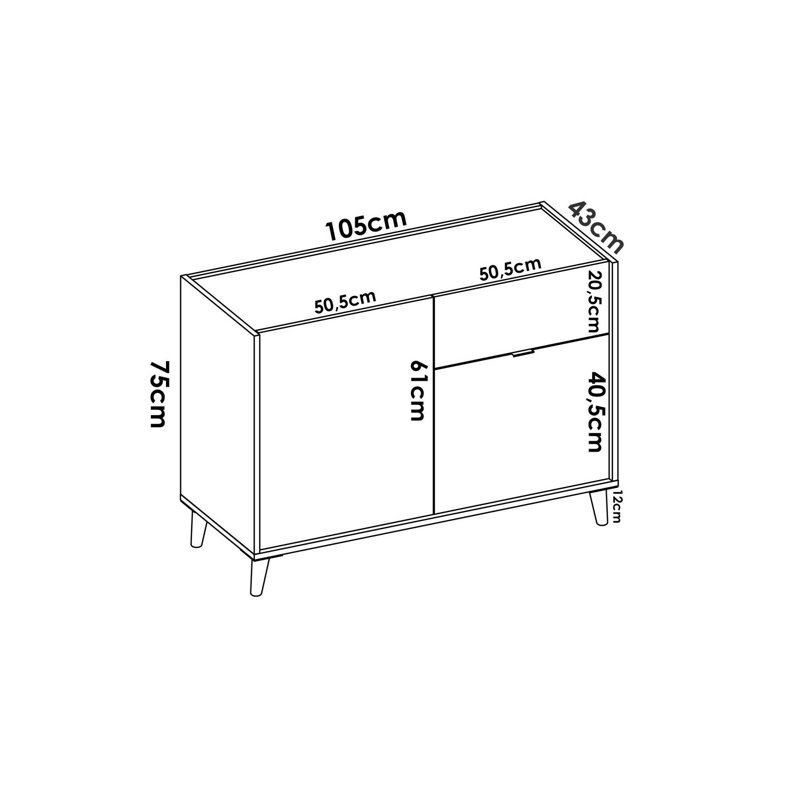 Bigelow 105cm Sideboard