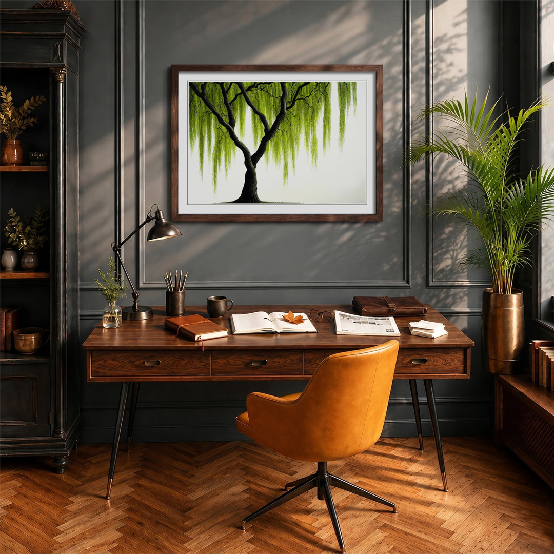 Irresistible Weeping Willow Tree - Framed Print