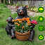 Jardinière d'extérieur avec jardinière