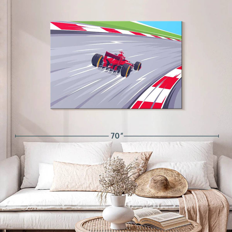 Mehar F1 Track, 30" H x 45" W