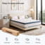  Mattress 90x200 Cm, Height 25 Cm, Pocket Spring Mattress, Medium Firmness H3, 7-zone Orthopaedic Mattress With Oeko-tex Certification, Spring Mattress With Gel Memory Foam-408675540