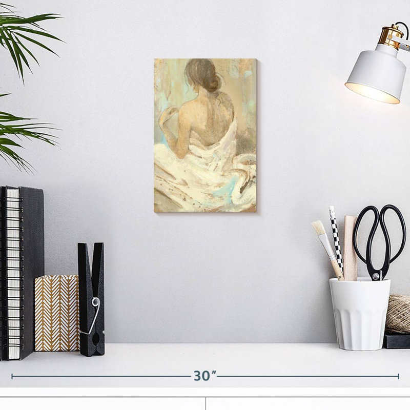 Leisha Abstract Figure Study II, 12" H x 8" W