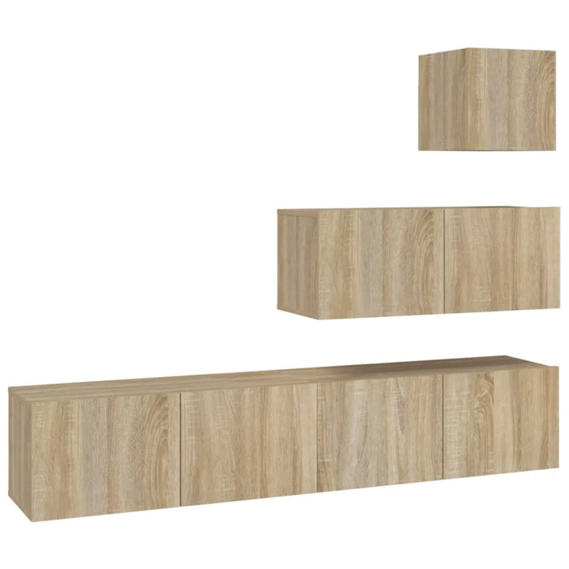 Korting Unfinished TV Stand for TVs up to 65", Sonoma Oak