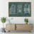 " Calculating Machine Teal Patent Multi Piece Canvas Print " 3 - Pieces-1304938700