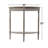 Light Brown Wood Half Moon Living Room Console Table-1362153377